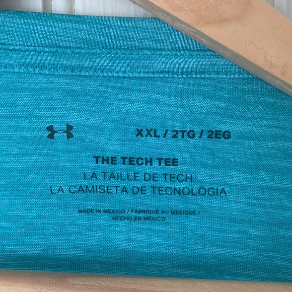 Under Armour Teal/Gray Shirt Size XXL - Picture 4 of 7